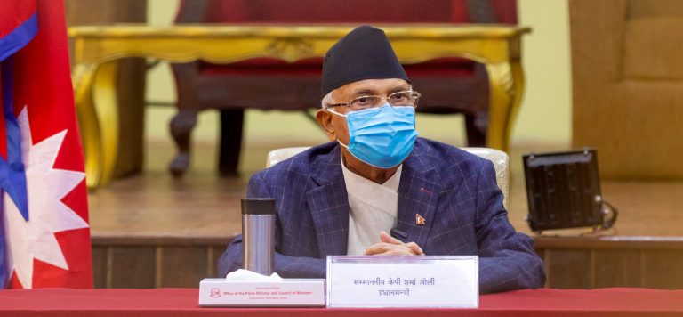 लकडाउन नै कोरोनाविरूद्धको हतियार हो : प्रधानमन्त्री ओली