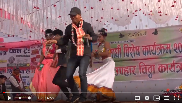 चर्चित गायक दिपेन चौधरीको बनकटवामा बबाल प्रस्तुती