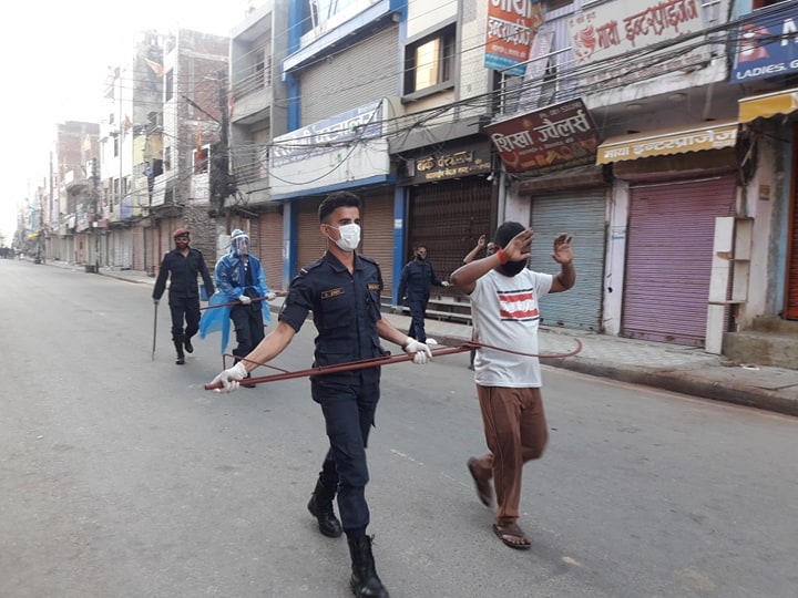 लकडाउन उलङ्घन गर्ने ११७ जना नियन्त्रणमा