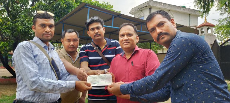 प्याब्सन बाँकेद्धारा निजी विद्यालयका शिक्षक र कर्मचारीलाई राहत प्रदान
