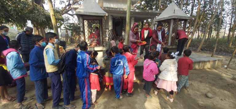 विशेष कार्यक्रम गरि सरस्वती पूजा मनाइयो