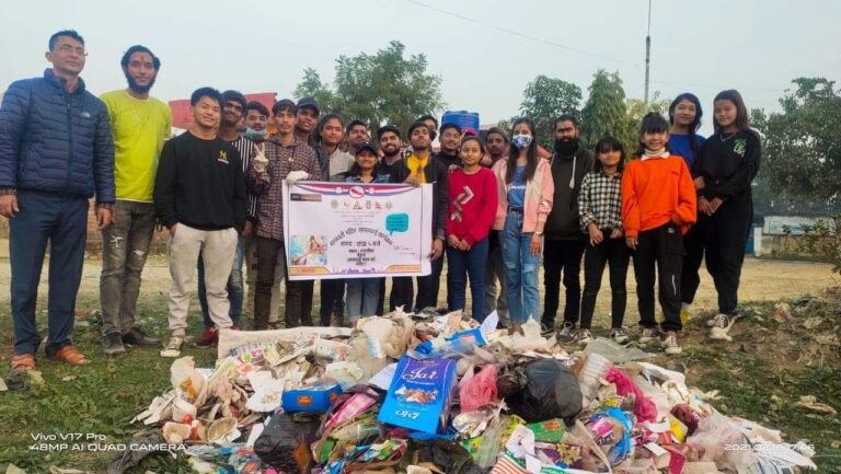 लियो क्लब नेपालगन्ज बजारको आयोजनामा सरसफाई