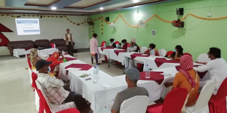 स्थानीय तहमा सिमान्तकृतका कुरालाई नितिगत व्यवस्था गर्न कार्ययोजना निर्माण