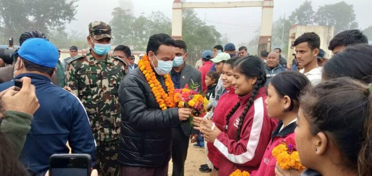 कोहलपुर क्रिकेट मैदान पहिलो प्राथमिकतामा छ : खेलकुद मन्त्री अथक