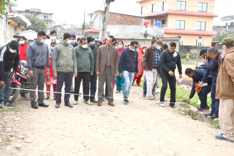 बन्ने भयो नेपालगन्ज १८ दिपनगरमा कालोपत्रे