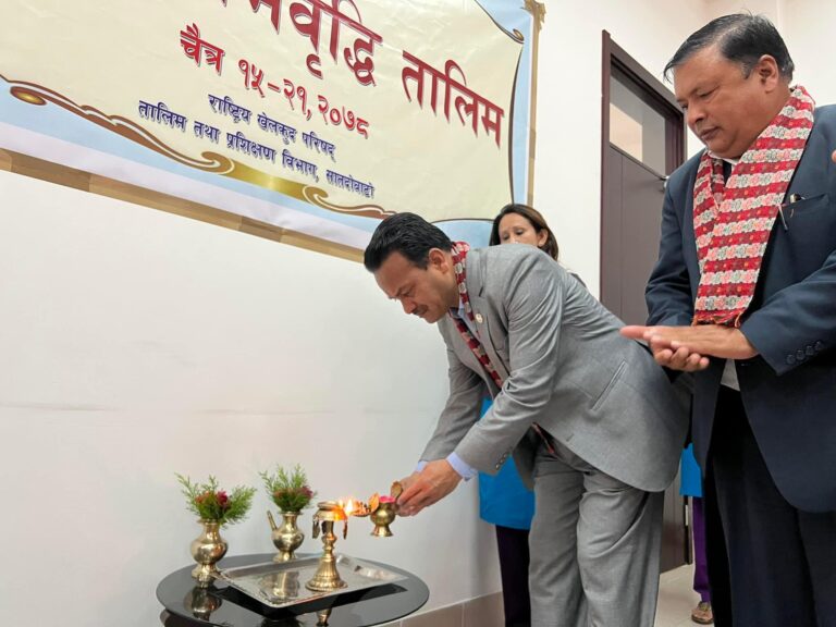सातै प्रदेशमा क्षमता अभिवृद्धि तालिम संचालन गर्नुपर्छ : मन्त्री अथक