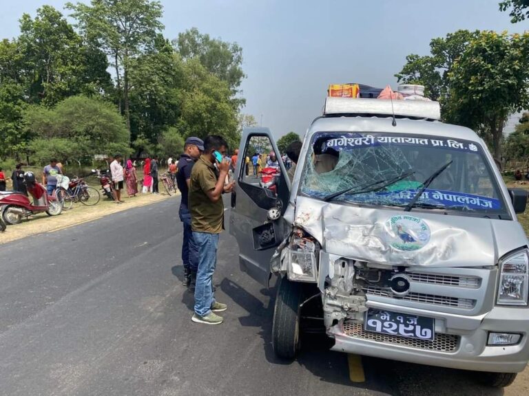 बाँसगढीमा सवारी दुर्घटना