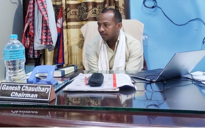 नयाँपन दिन खोज्दै गाउँपालिका अध्यक्ष चौधरी