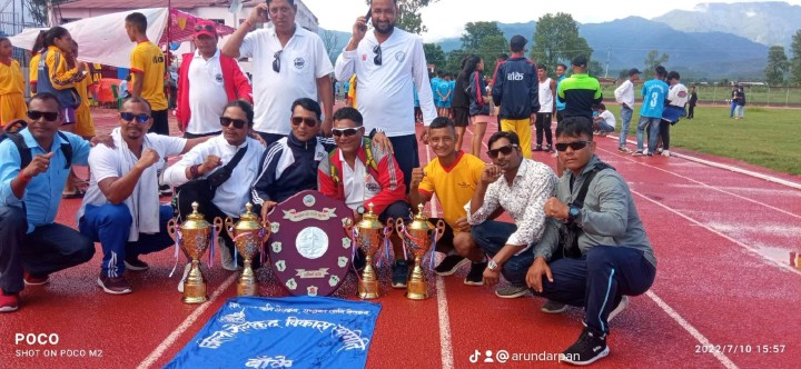 लुम्बिनी प्रदेश स्तरीय राष्ट्रपति रनिङ शील्डमा नरैनापुर प्रथम