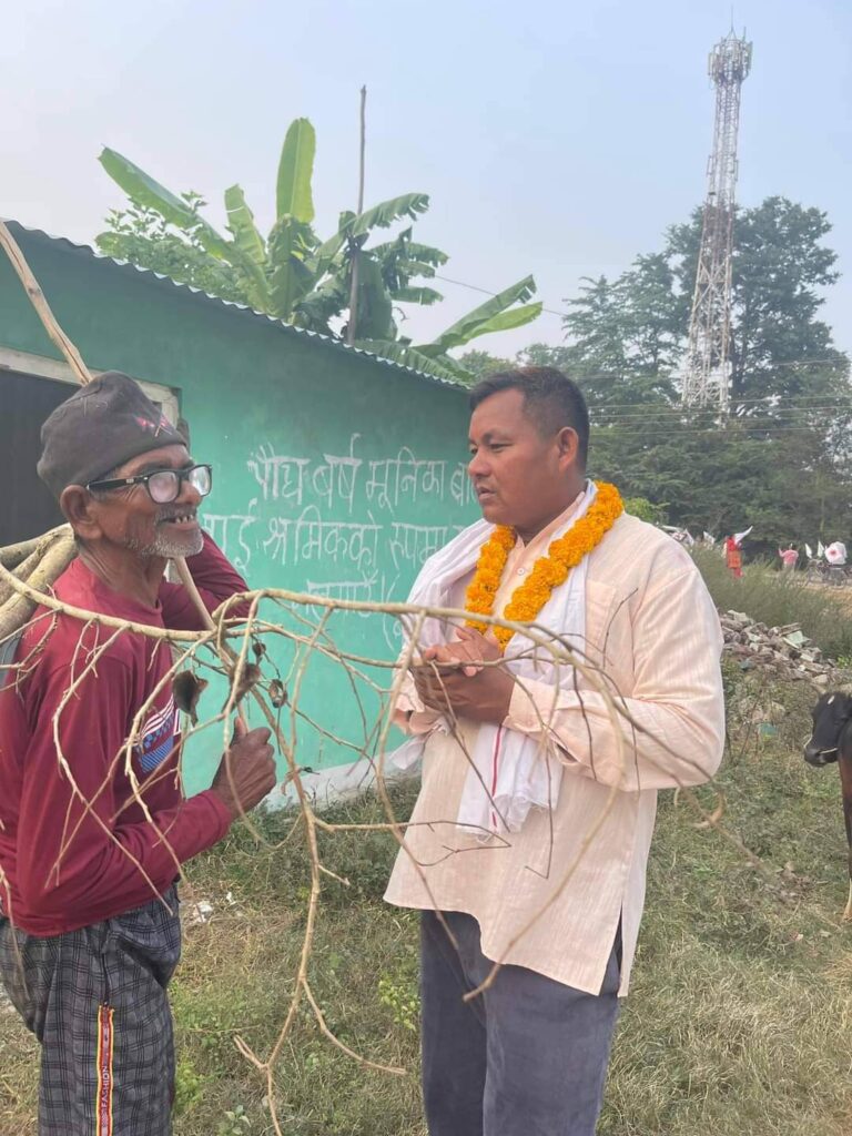 आफ्नो क्षेत्रको बिकासमा दत्तचित्त भएर लाग्ने छु : दुर्गा प्रसाद चौधरी
