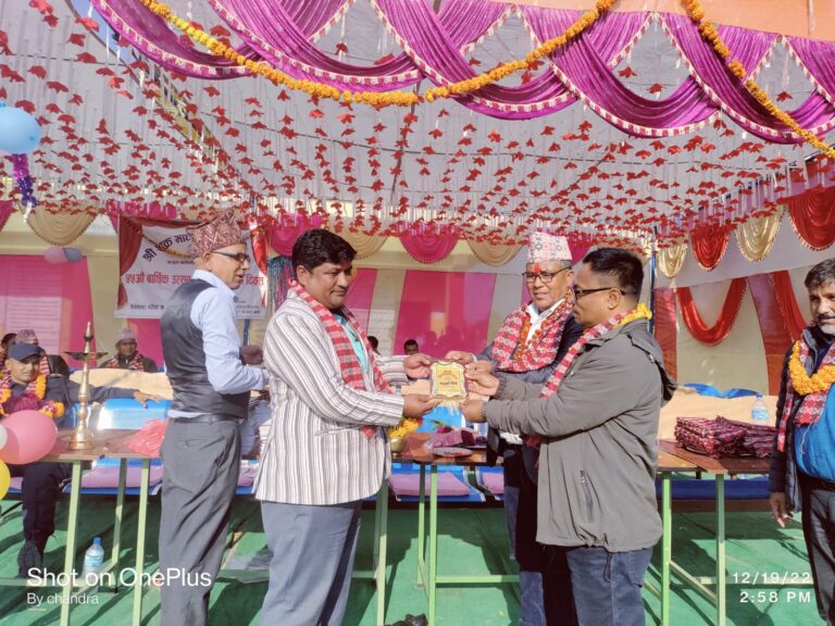 शुक्र माध्यमिक विद्यालयले मनायो ५५ औं बार्षिक उत्सव