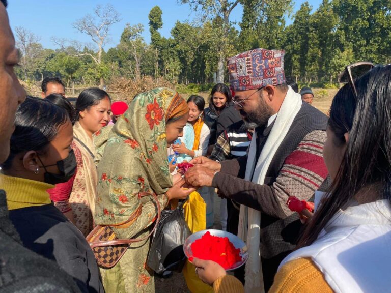 नरैनापुरलाई पर्यटनको हब बनाउने अध्यक्ष शाहको प्रतिबद्धता