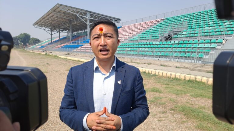 खेल र खेलाडी दुबैलाई जोगाई राख्न रंगशालामा न्यूनतम भाडा लागु गर्नुपर्छ : सदस्य सचिव घिसिङ