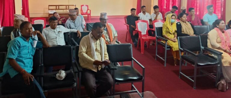 राप्तीसोनारीमा ३ दिने पत्रकारिता तालिम शुरु