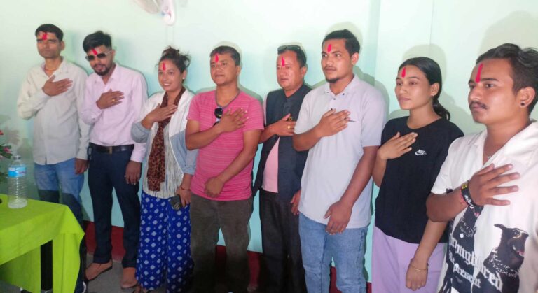 कोहलपुरमा नगर स्तरीय प्रेस चौतारी गठन, अध्यक्षमा प्रमोद रिजाल