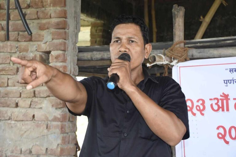समुदायमा काँग्रेसको आभियान १६–२६ प्रश्नको कोसेली पोको