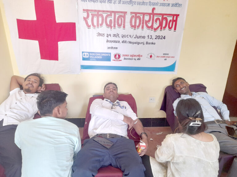 बाँकेमा दिनदिनै बढ्दो तापक्रमका कारण रगत अभाव