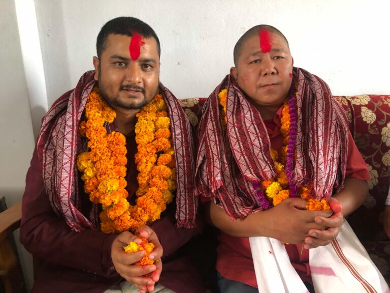 समावसेवी थापा र पत्रकार दाहाल सम्मानित