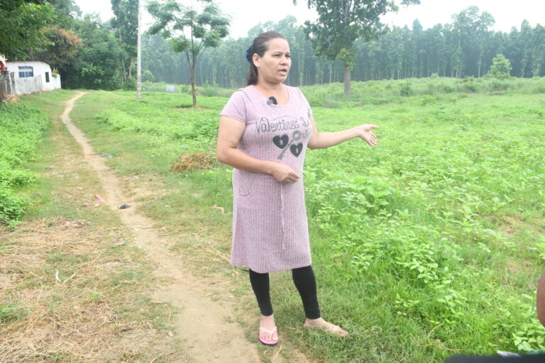 आलानगरमा दादागिरी शैलीमा अर्कैको जग्गा हडप्ने प्रयास