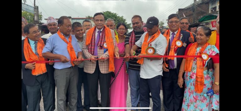 एयरपोर्ट प्रवेशद्धारको उद्घाटन सम्पन्न