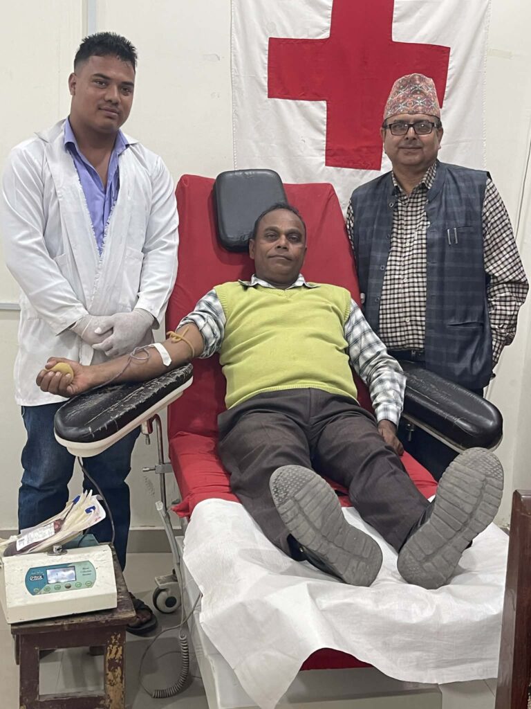 संचारकर्मी जयसवालले गरे १०६ पटक रक्तदान