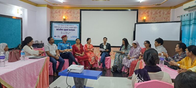 सार्वजनिक सुनुवाइमा सरोकारवालाहरूको भनाइ — सामुदायिक सुरक्षा जालो महिलाको सुरक्षाको आधार