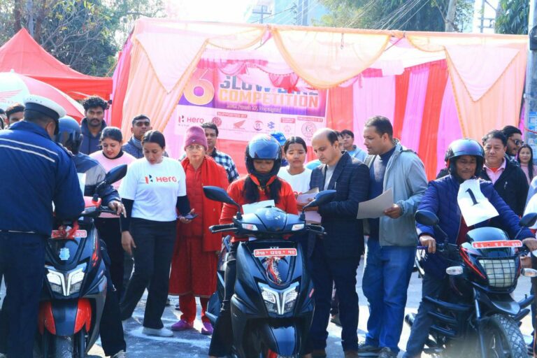 छैठौं स्लो वाईक प्रतियोगिताको उपाधी शिशिर सुवेदीलाई