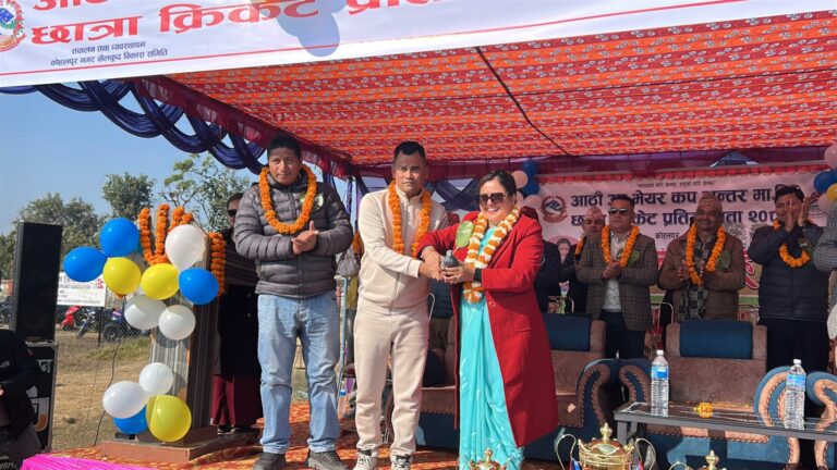 आठौ उप–मेयर कप : कोहलपुरमा अन्तर मा.वि. छात्रा क्रिकेट प्रतियोगिता सुरू