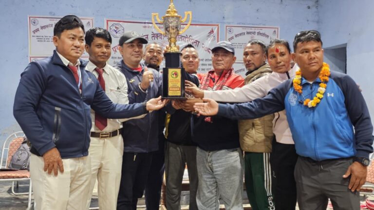 सुपरस्टारले उचाल्यो प्रथम नेपालगन्ज आदर्श तेक्वान्दोको उपाधि
