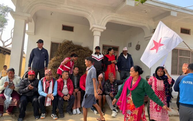 देउडाको तालमा चुनावी माहोल: कोहलपुर–१ मा नरेन्द्र पाण्डे (जेम्स) का लागि उत्साहपूर्ण अपिल