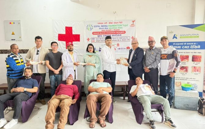 जनमत रक्तदान अभियानको ६८ औं श्रृङ्खलामा ४९ जनाले गरे रक्तदान