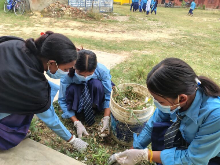 विश्व वातावरण दिवसमा सरसफाई र बृक्षारोपण
