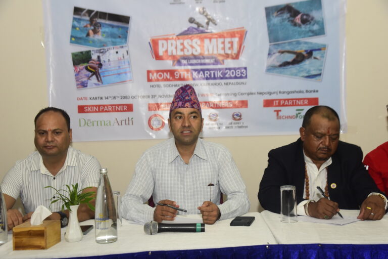 नेपालगन्जमा तेस्रो अन्तर्राष्ट्रिय स्विमिङ च्याम्पियनसिप हुँदै, २०० खेलाडी सहभागी हुने
